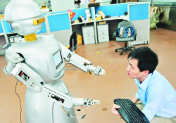 Picture of HIT Intelligent Service Robot 