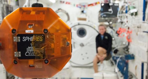 SPHERES on board ISS
